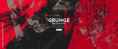 black and red abstract dirty grunge background