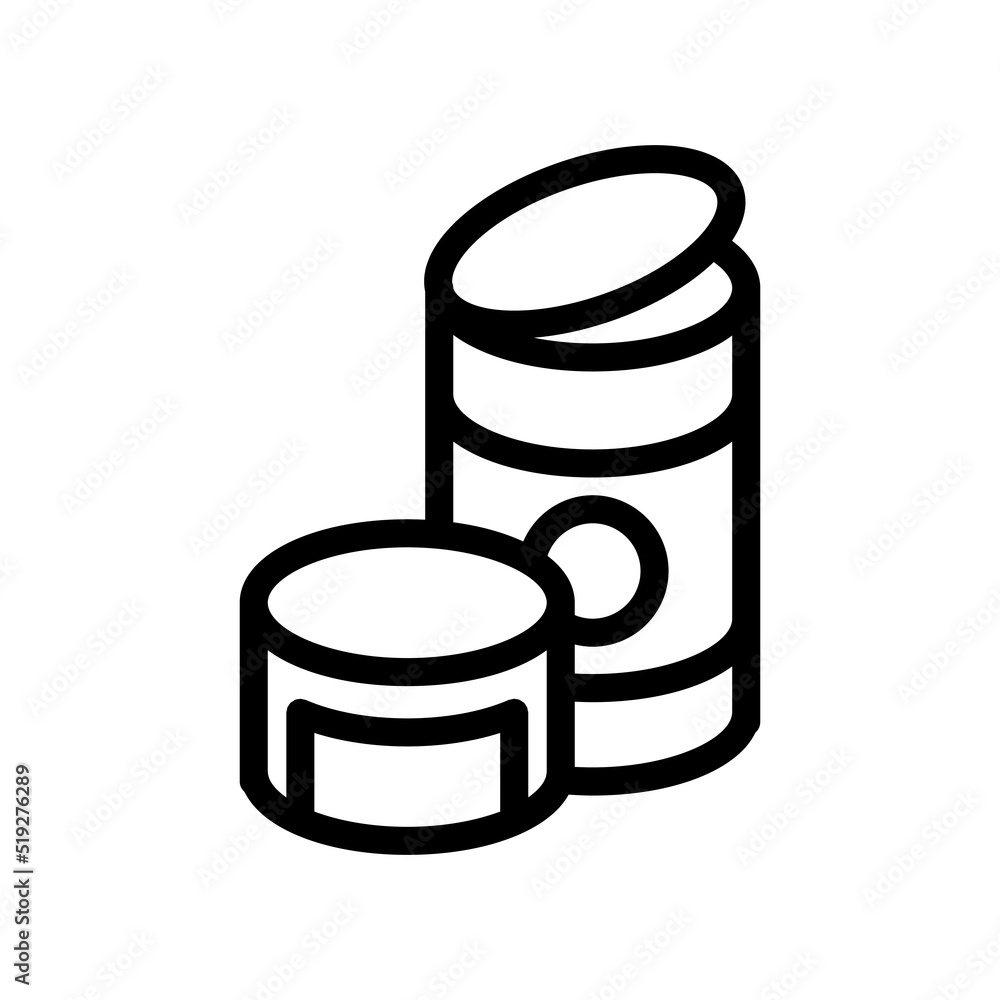 canned food icon illustration vector graphic canned food icon illustration vector graphic