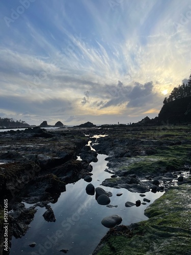 Sunset on the rocks in Oregon