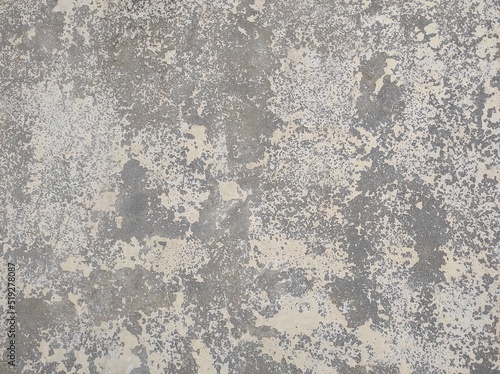 Gray concrete texture wall with grunge for abstract background.Vintage and retro backdrop Sepia toned.Dark Old Dirt Cracked Surface Soil Ground Rusty Decay Broken Distorted.