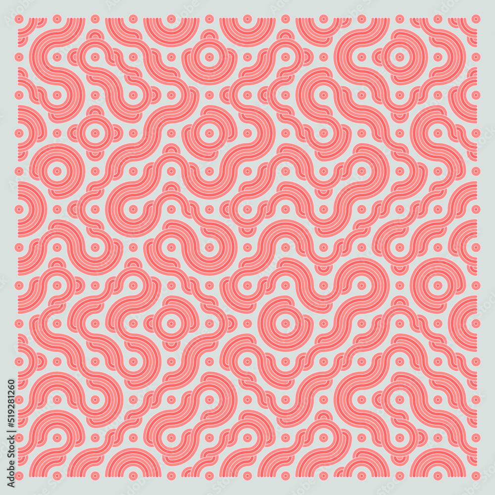 Color truchet tiling connections illustration Color truchet tiling connections illustration