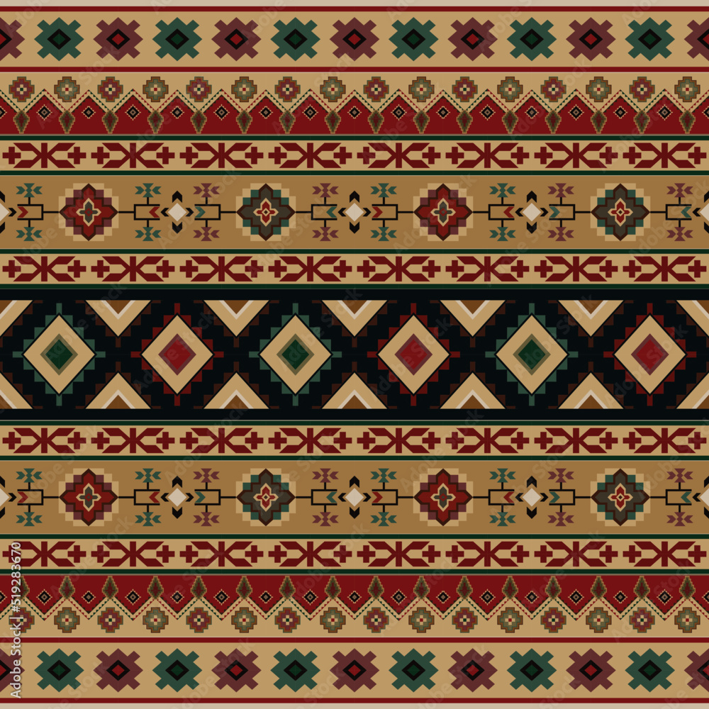 Carpet pattern. Seamless geometry. Western handmade saddle blanket rug pattern, Aztec, Carpet pattern. Seamless geometry. Western handmade saddle blanket rug pattern, Aztec,
