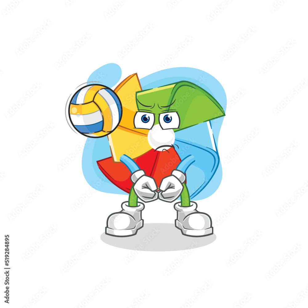 paper windmill scottish with bagpipes vector. cartoon character