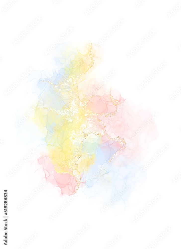 Obraz premium アルコールインクアート、リキッドインクアート、抽象的な背景