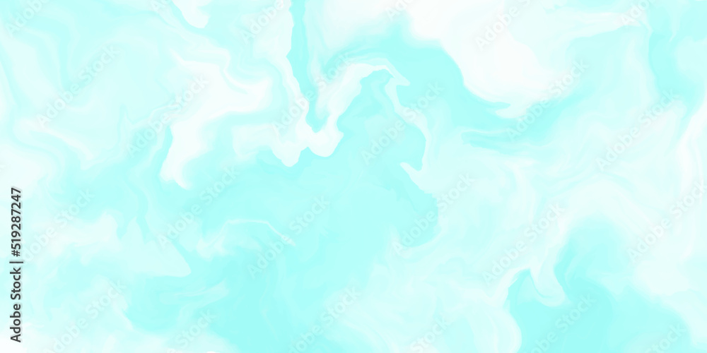 Turquoise aquamarine white  marble granite natural stone texture background. Acrylic texture with marble pattern