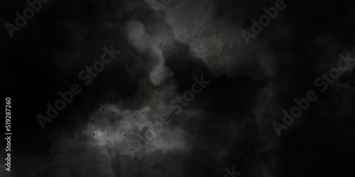 Elegant black background illustration with vintage grunge texture and dark gray charcoal color paint. High resolution Concrete and Cement background.