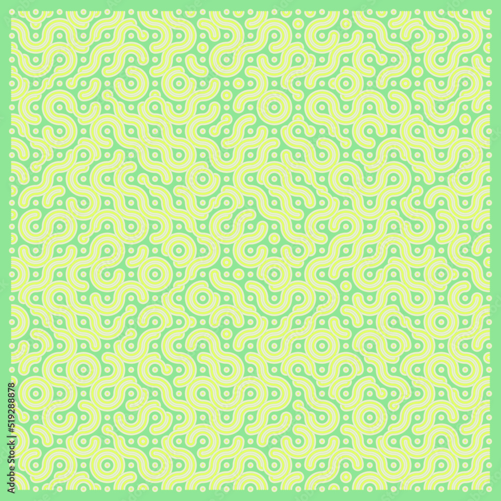 Color truchet tiling connections illustration Color truchet tiling connections illustration