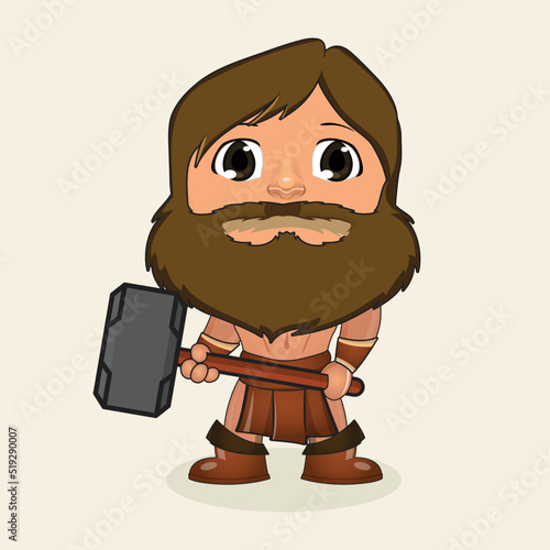 Cleric cartoon vector art