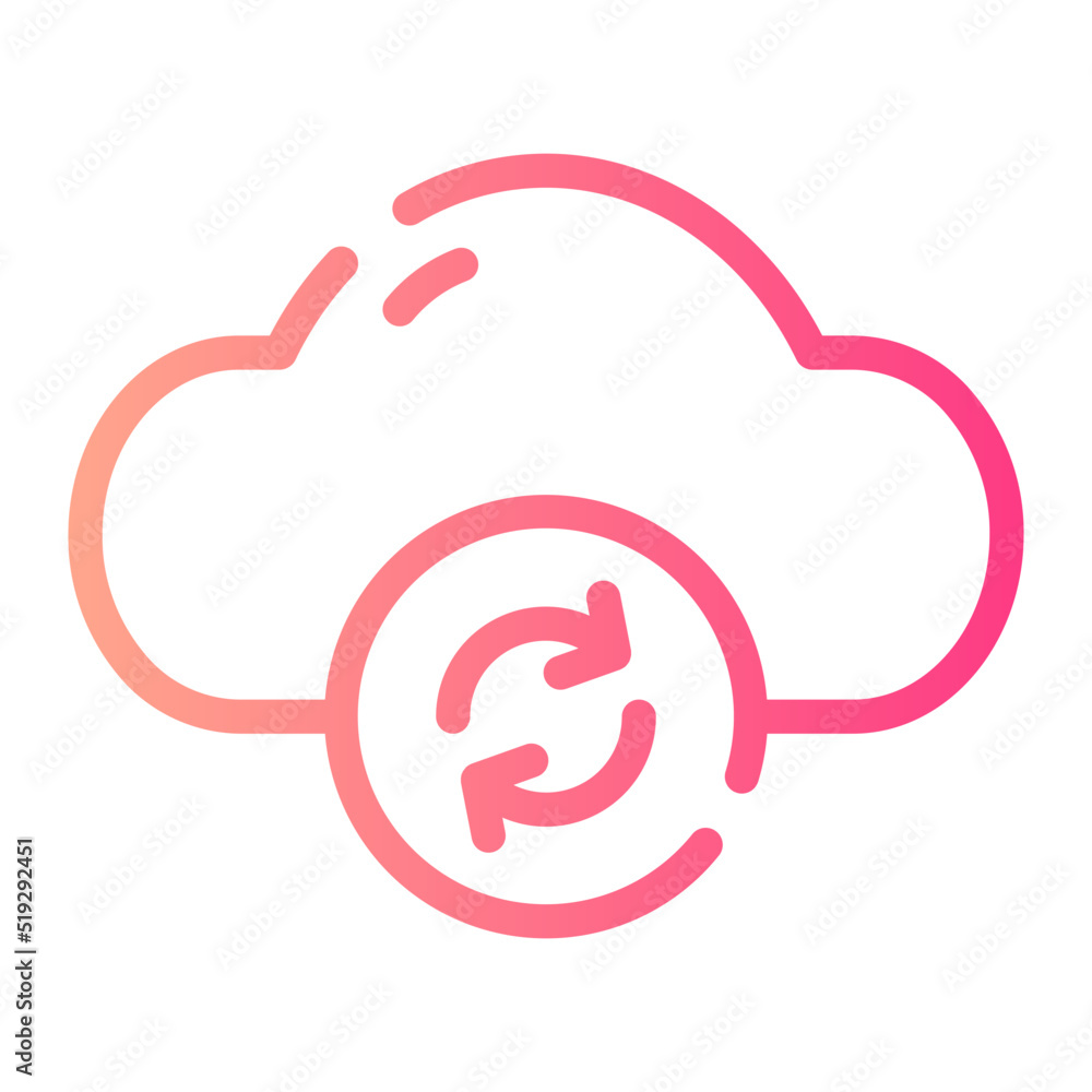 mobile sync gradient icon mobile sync gradient icon