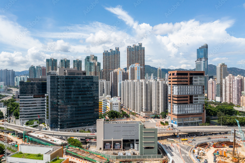 Hong Kong city in Kowloon side