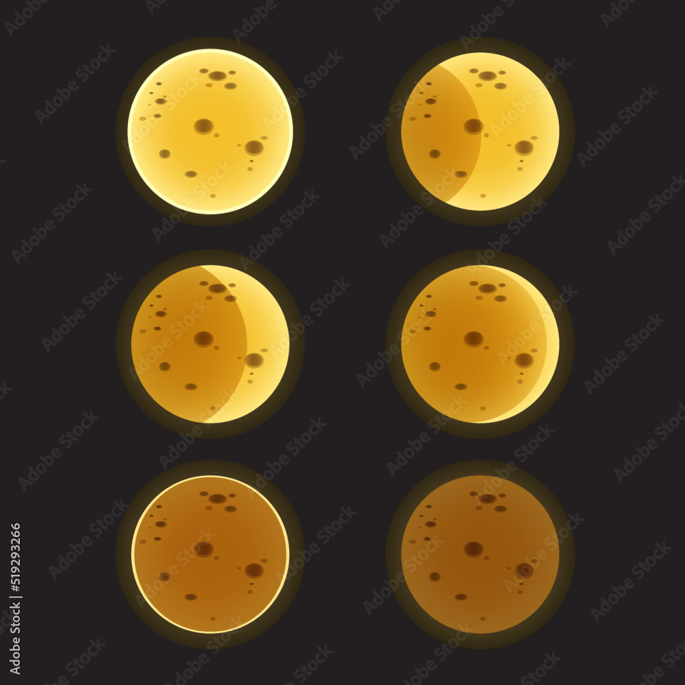 Fototapeta premium yellow moon