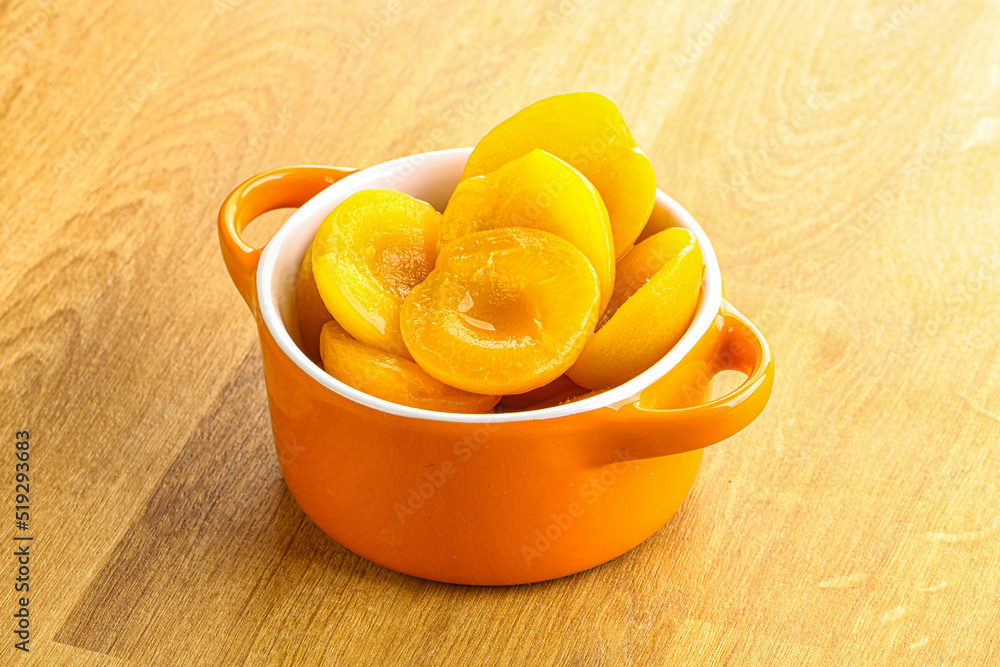 Canned apricot – sweet light dessert Canned apricot – sweet light dessert