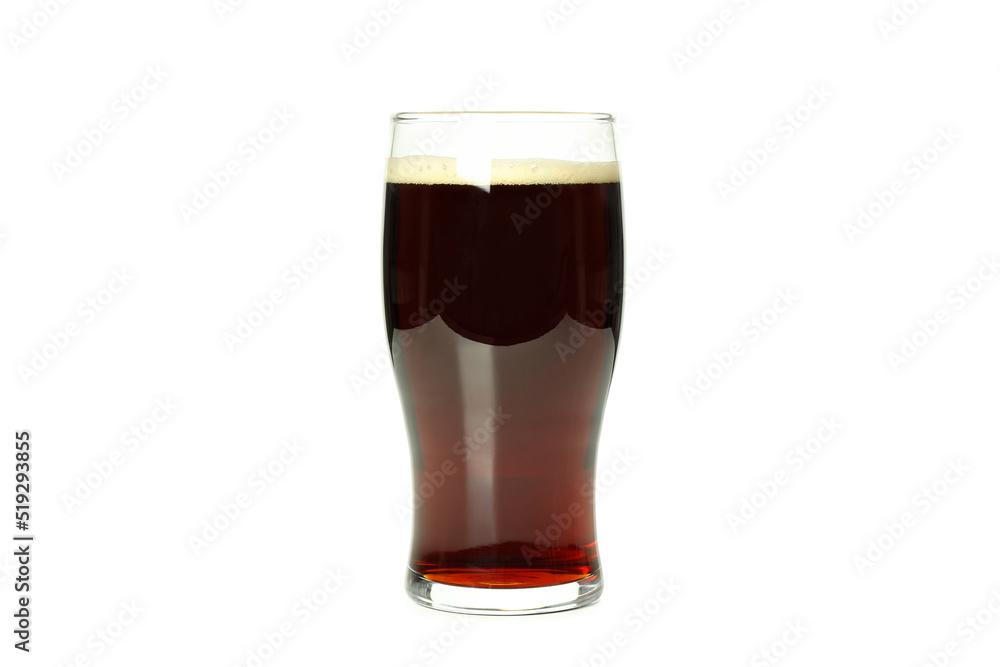 Concept of fresh drink, kvass, isolated on white background Concept of fresh drink, kvass, isolated on white background