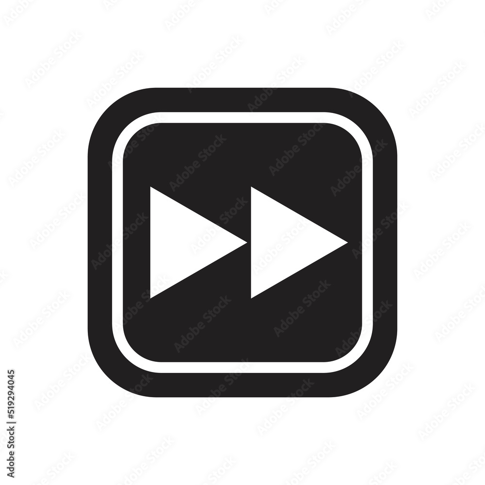 Rewind button icon design. vector illustration Rewind button icon design. vector illustration