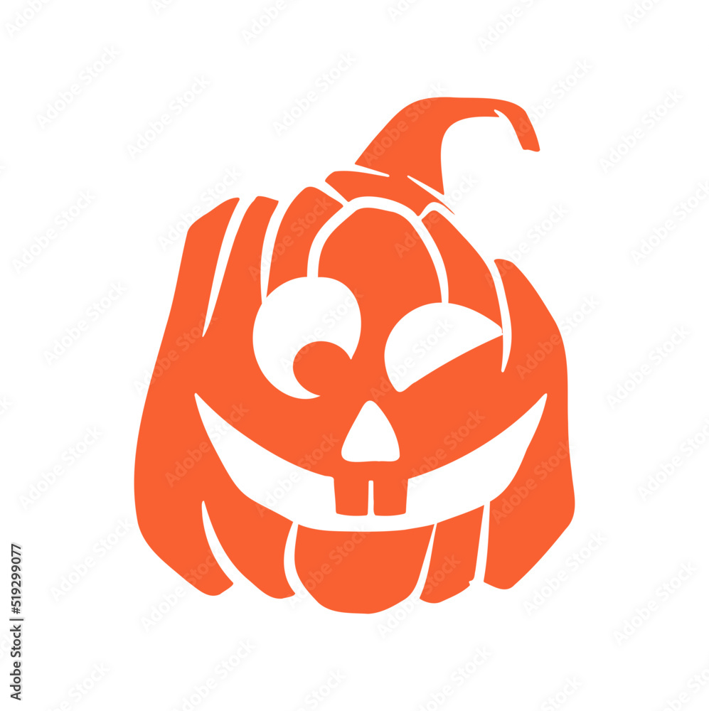halloween pumpkins Jack O Lanterns faces. pumpkin icon. Scary Halloween pumpkin. 