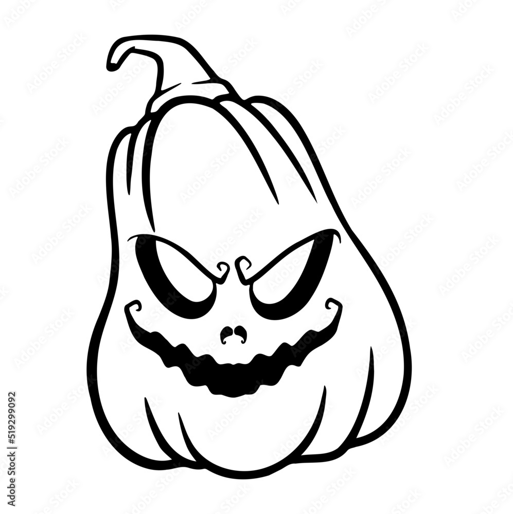 halloween pumpkins Jack O Lanterns faces. pumpkin icon. Scary Halloween pumpkin. 