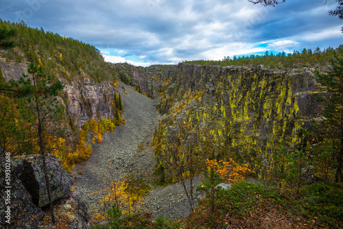 Jutulhogget Canyon in Norway photo