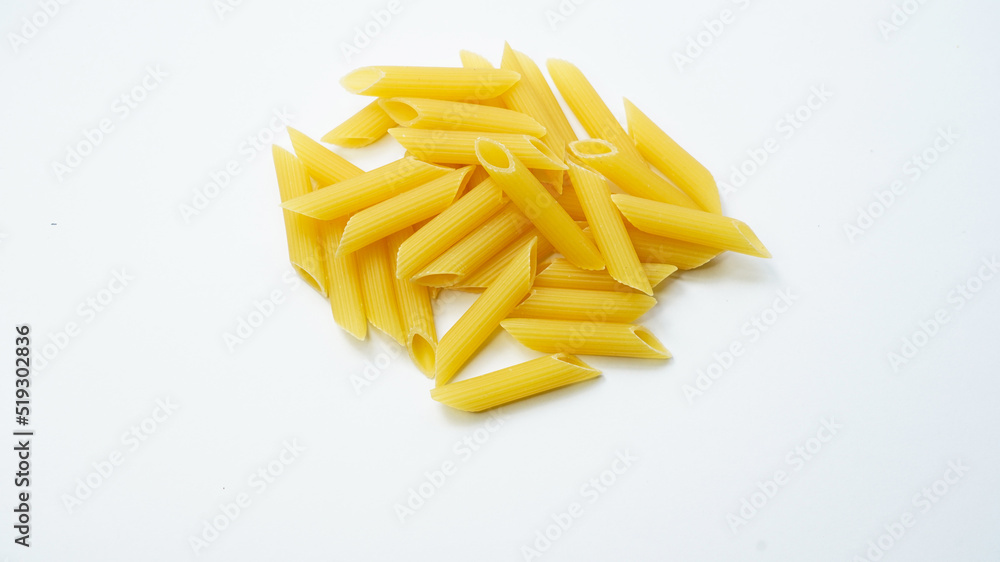 Italian Pasta With a white background Italian Pasta With a white background