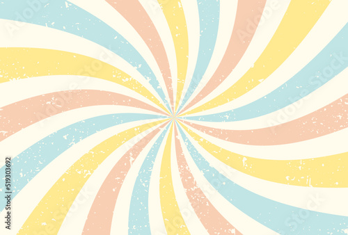 retro vector background with rays for social media posts, banner, card design, etc.