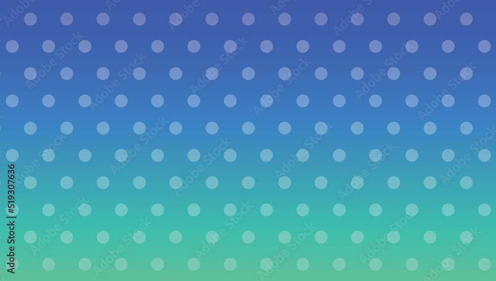 16:9 グラデーション背景素材　ドット　青