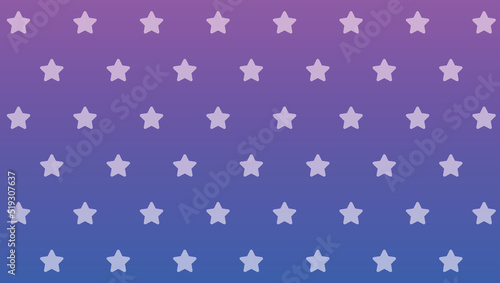 16:9 グラデーション背景素材　星　マジックアワー