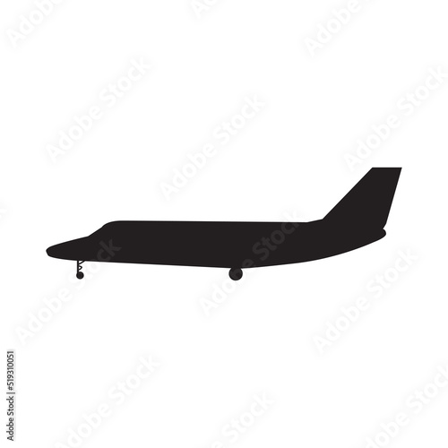 Commercial Air Plane icon vector illustration