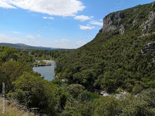 Découverte des gorges de l'hérault, st bauzille de putois, cévennes, hérault, france	