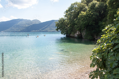 Plage de Ch  tillon  lac du Bourget