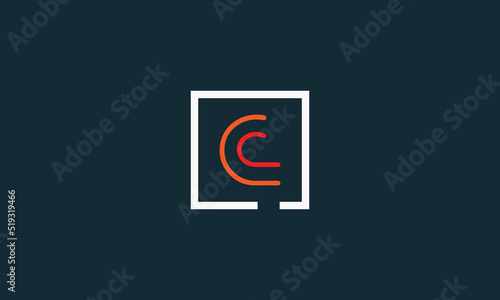 Alphabet letter icon logo C