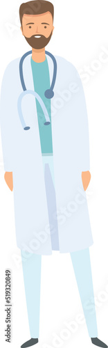 Doctor icon cartoon vector. Medical care. Advice treatment