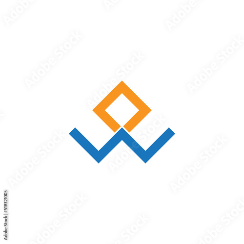 Free Download abstract blue wave sun colorful simple line logo vector - GFXLoad