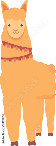 Holiday lama icon cartoon vector. Cute baby. Fashion design