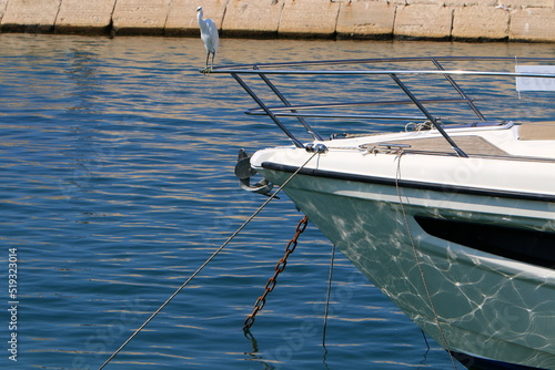 Berth on the seashore for mooring boats and yachts.