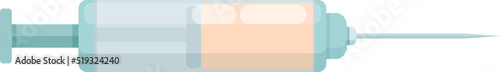 Doping syringe icon cartoon vector. Sport dope. Vitamin supplement