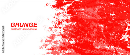 Red and white abstract grunge paint texture background.	