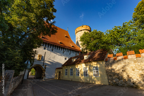 Cuadro en lienzo Historic Kotnov Tower in Tabor, Czech Republic