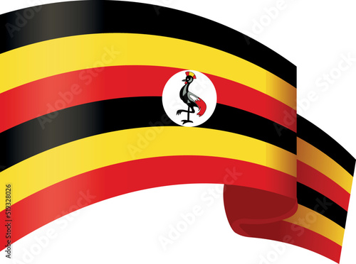 Freedom uganda icon cartoon vector. Flag day. Heroes stand
