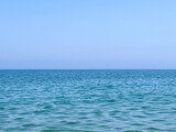 Empty blue sea with horizon 