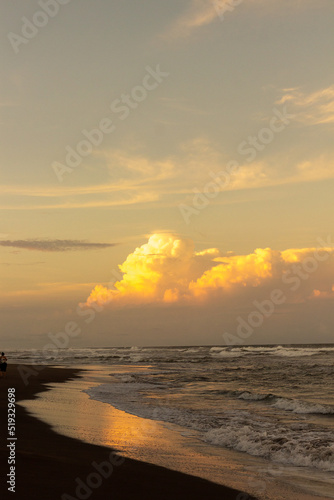 Sunset in costa rica