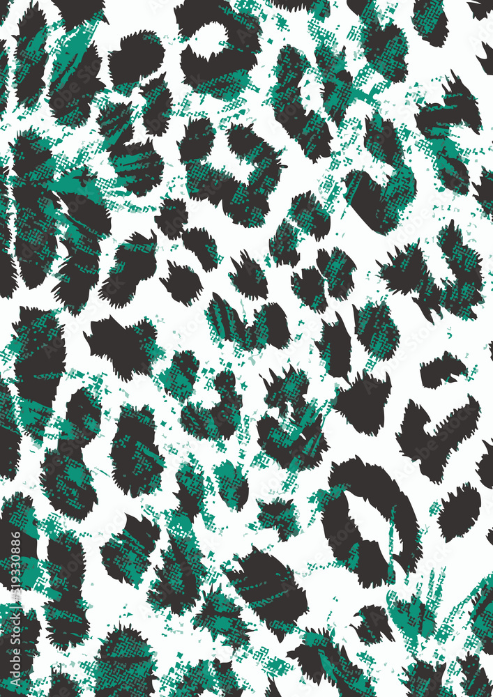 Obraz premium Mono animal pattern design on light ground 