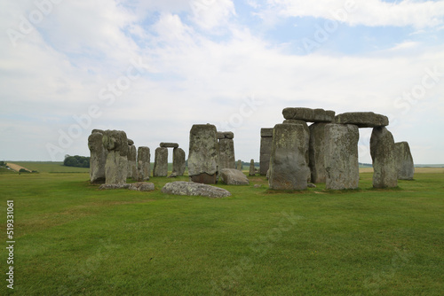 The mysterious Stonehenge site in Great Britain