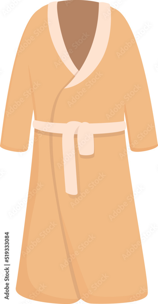 Bathroom robe icon cartoon vector. Fabric cloth. Bath clean Bathroom robe icon cartoon vector. Fabric cloth. Bath clean
