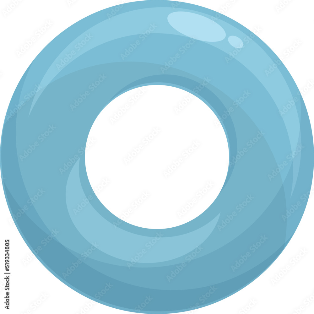 Circle rubber espander icon cartoon vector. Hand grip. Gym training Circle rubber espander icon cartoon vector. Hand grip. Gym training