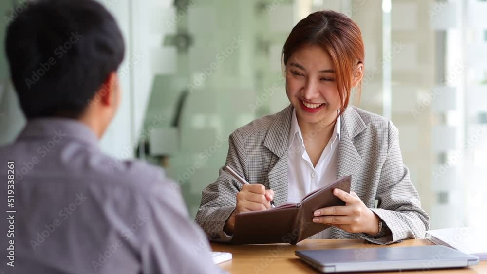 Job interview. Businesswoman discussing projects with colleagues in the office. Job interview. Businesswoman discussing projects with colleagues in the office.