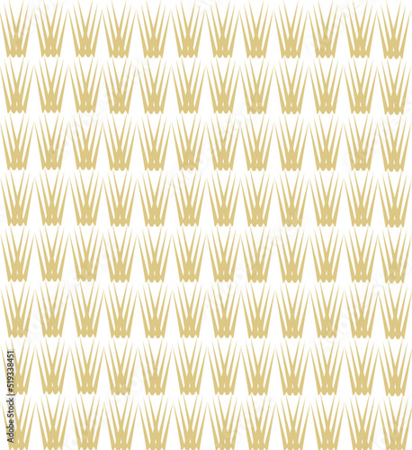 Seamless Stripes Graphic Design Art Deco Geometry Interior Wallpaper Repeating With Golden Line Shapes On White Background. Royal vintage style