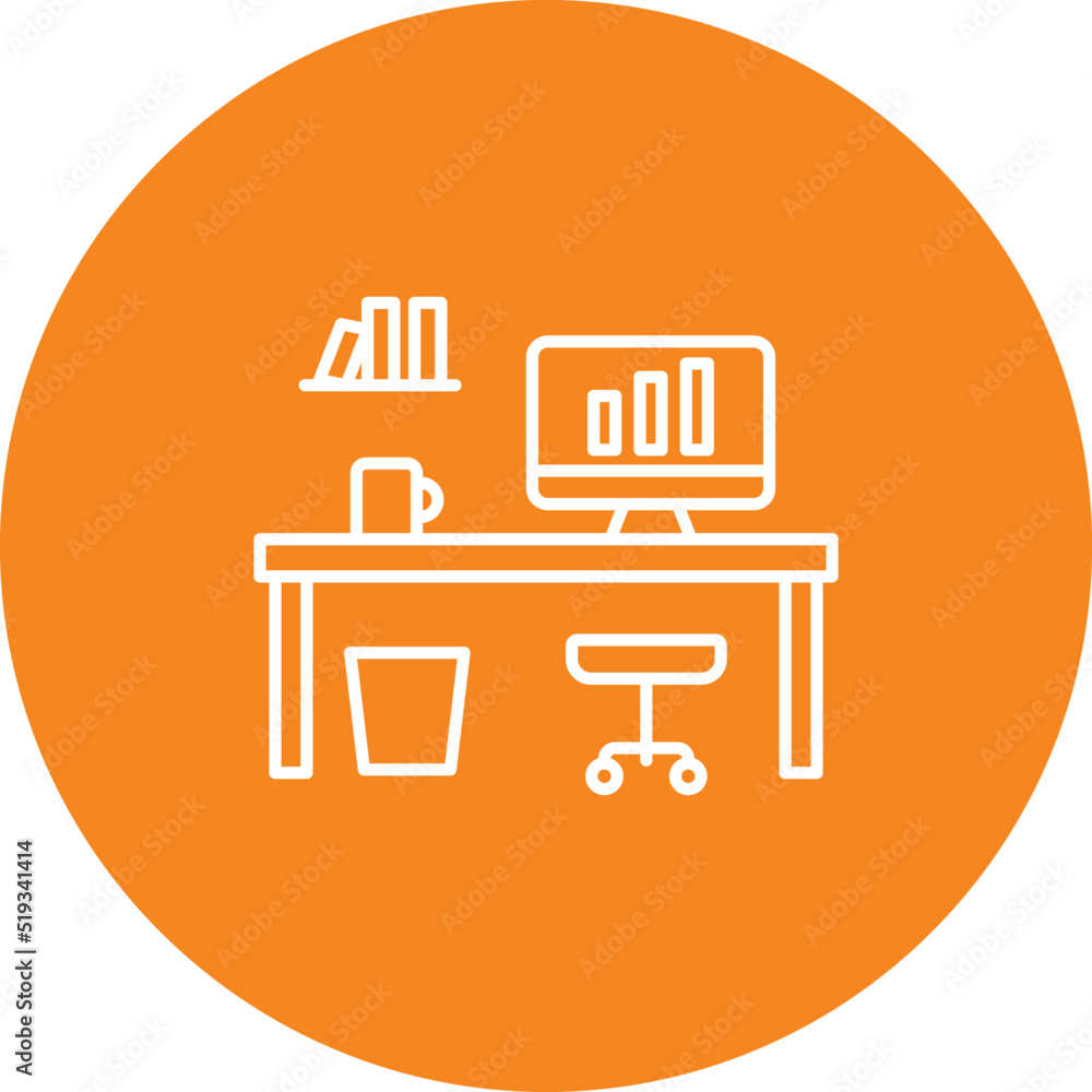 Office Desk Icon