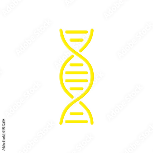dna helix with dna