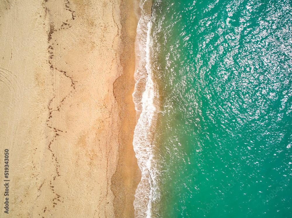 Above a wild beach Above a wild beach