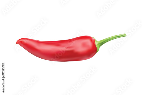 red hot chili pepper vector illustration