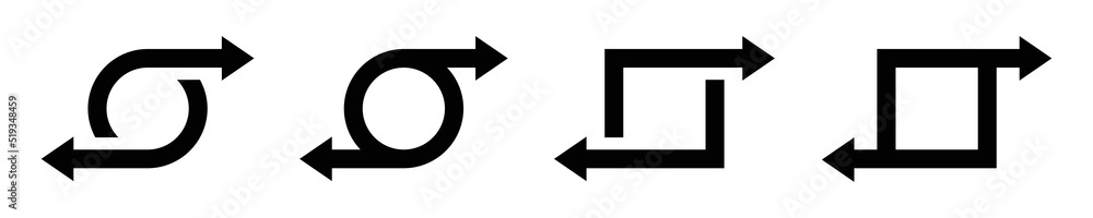 Transfer icon. Exchange arrow icon, vector illustration Transfer icon. Exchange arrow icon, vector illustration